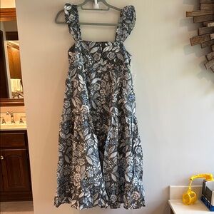 The Tiered Ruffle Midi Dress